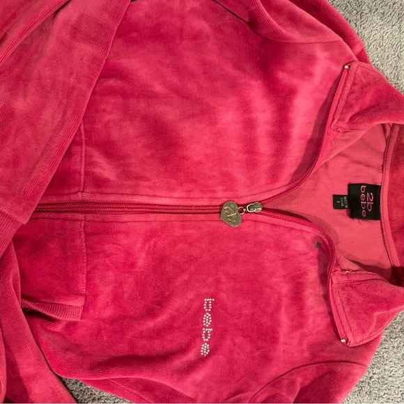 Bebe. Set size small pants and zip up - Picture 2 of 2